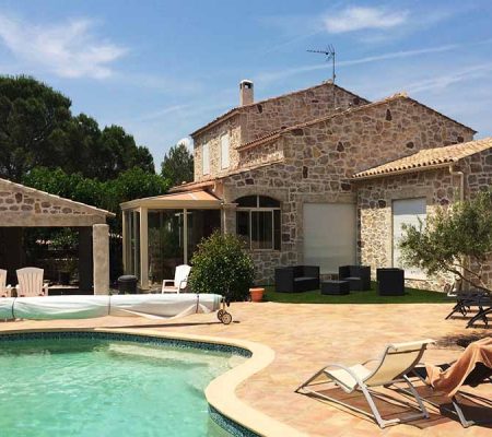 Ravalement de façade aspect pierre extérieur à Cuers (83) Var Ravalement de façade aspect pierre extérieur à Cuers (83) Var