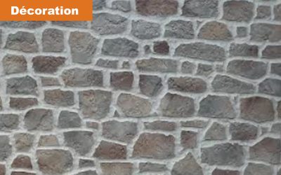 Habillez votre salon d’un mur interieur imitation pierre